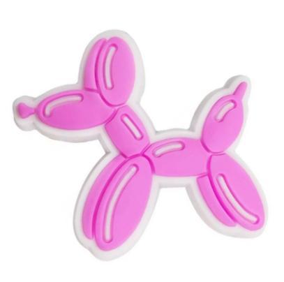 Nuevos dijes rosas para zuecos, clips desmontables para zapatos Crocs para niños y niñas, accesorios DIY para zapatos de jardín.