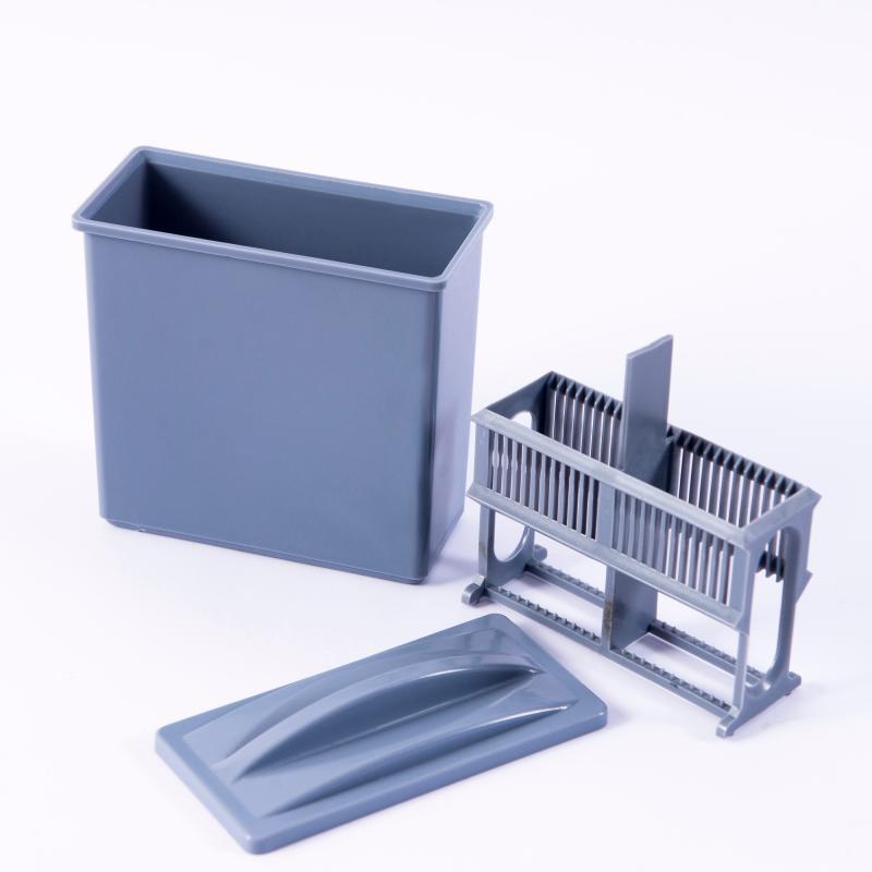 24片塑料染色缸 放置24片载玻片 染色架 直高型抗原修复盒 厂家