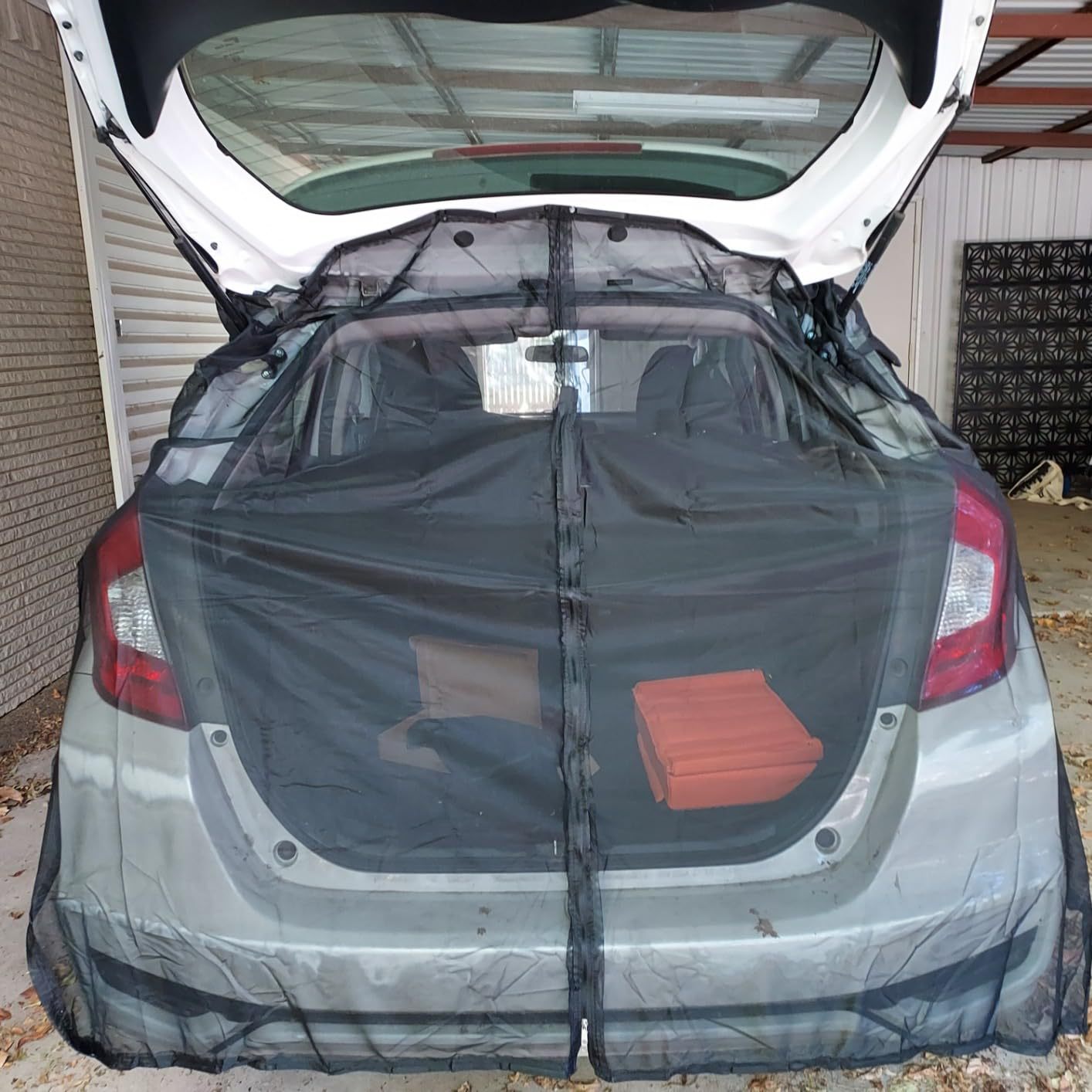 Car Tailgate Sunshade Anti-Mosquito Ventilation Heat-Reducing Tailgate Mosquito Net Car Trunk Magnetic Mesh Screen Window