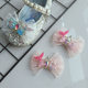 Fish Tail Shoes Decorative Bow Children's Cute Shoes Flower Decorative Accessories Shoe Buckle Girls Princess Shoes Jewelry