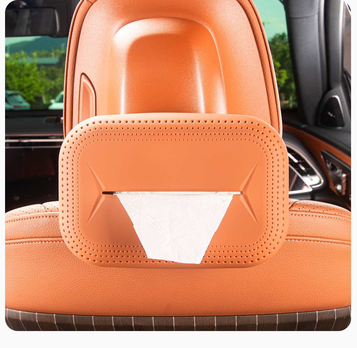 Suitable for Mercedes-Benz's New C-Class E-Class Glc300L/C260L/E300 Car Tissue Box and Car Supplies Cross-Border