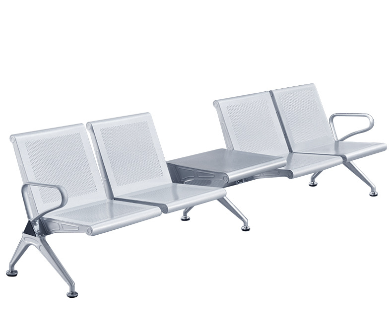 Yijiahao espesado laminado en frío tubo de triángulo de acero aeropuerto Silla de Banco silla trasera SILLA DE espera Silla de fila de acero BANCO DE espera
