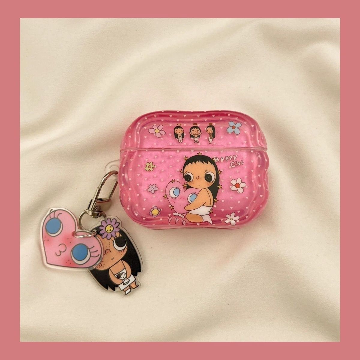 Lopa encantadora Xiaoyu para AirPod Pro3 cubierta de Bluetooth Apple AirPods 4 generación de auriculares 5