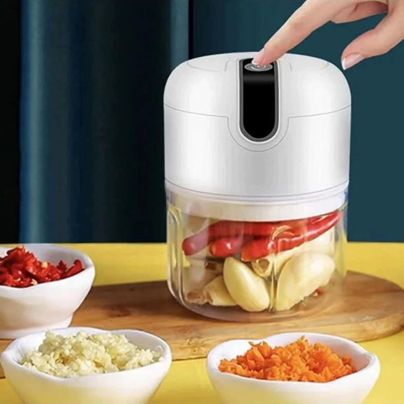 Мини пресс для чеснока Миксер для чеснока Овощечистка для чеснока Бытовая электрическая чесночная пюре Артефакт Чесночная давилка