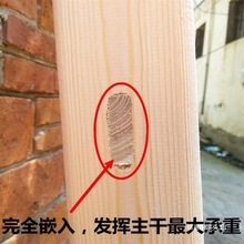 实木加粗木质圆料单梯爬梯老式阁楼包邮装修工程楼梯梯子家用直梯