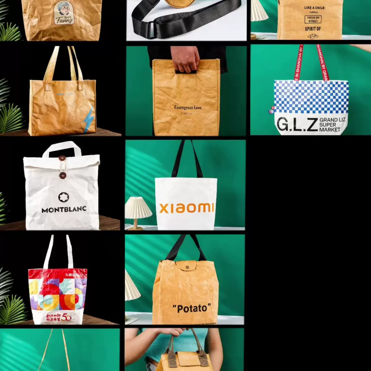 杜邦纸袋定制logo帆布袋可水洗防尘撕不烂工艺杜邦纸包订做加急