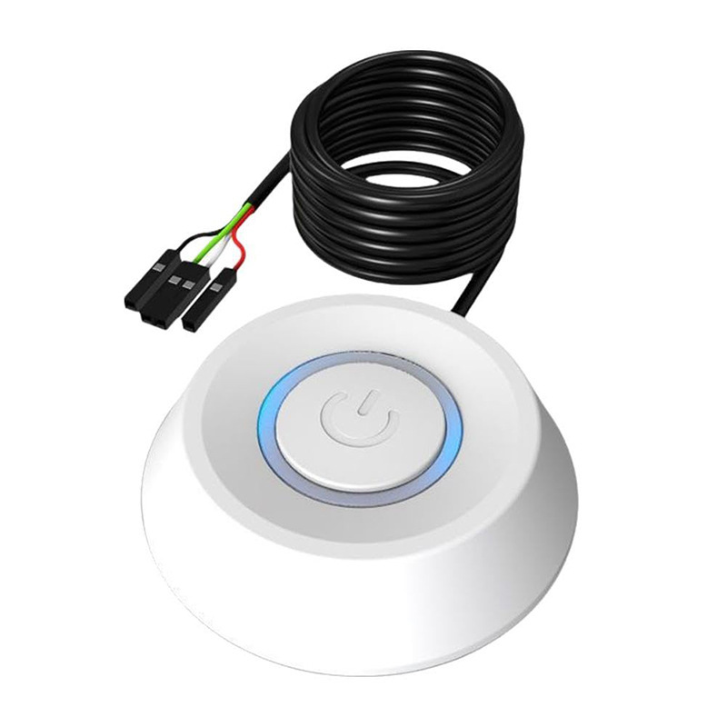 コンピュータを起動してキーをつけます。デスクトップコンピュータの延長線外付け電源を入れます。|undefined