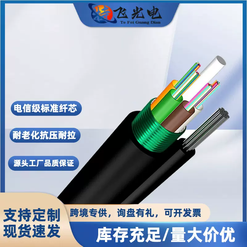 8字自承式光缆 GYTC8A/S-24B1光缆钢绞线吊线缆 24芯架空使用厂家