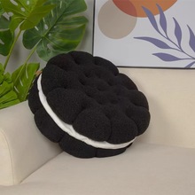 卡通奥利奥夹心饼干抱枕创意可爱沙发靠背腰枕办公室午睡枕头坐垫