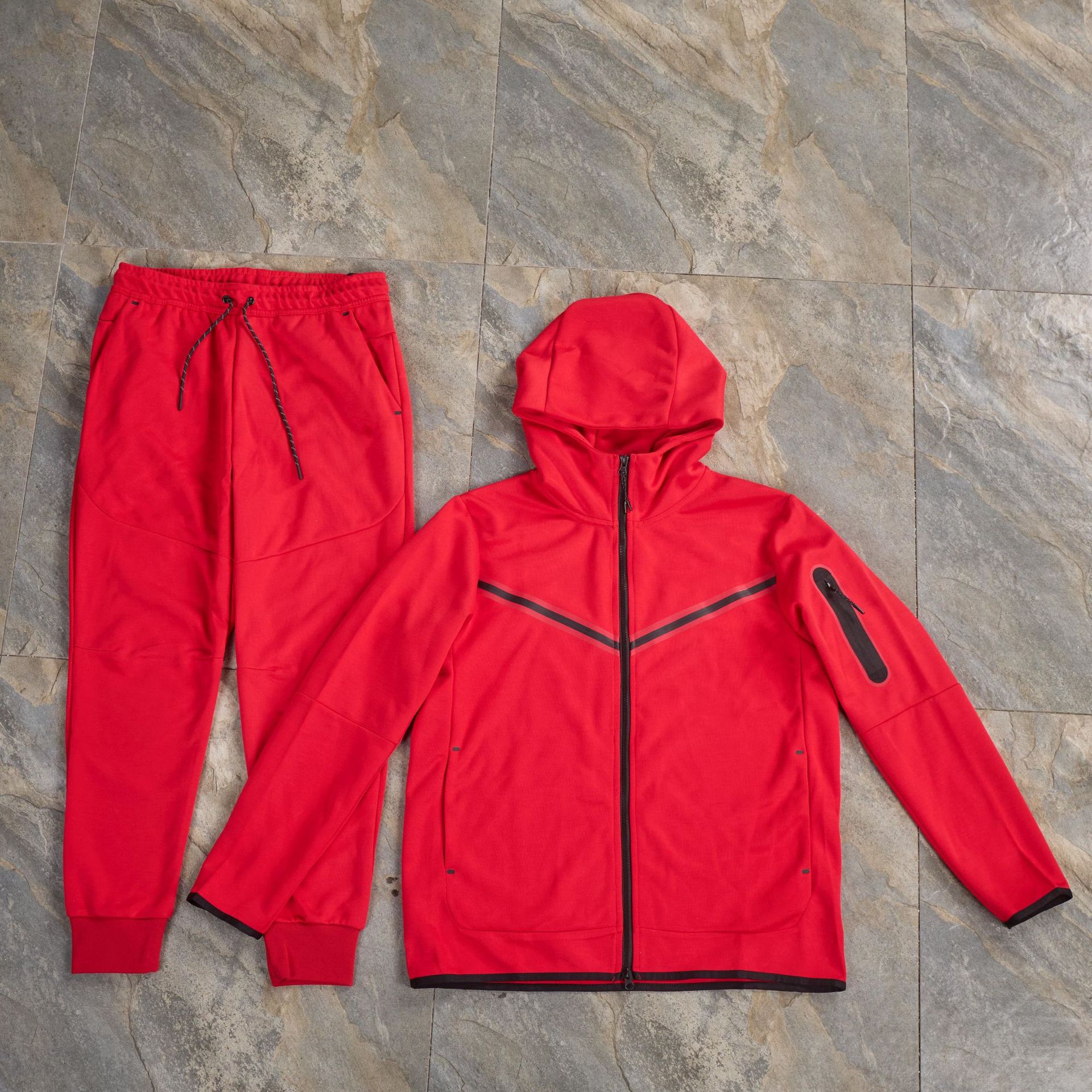 CU4 hombre tejedido bolsillos de goma transpirables nuevos pantalones de entrenamiento de carreras casuales 496