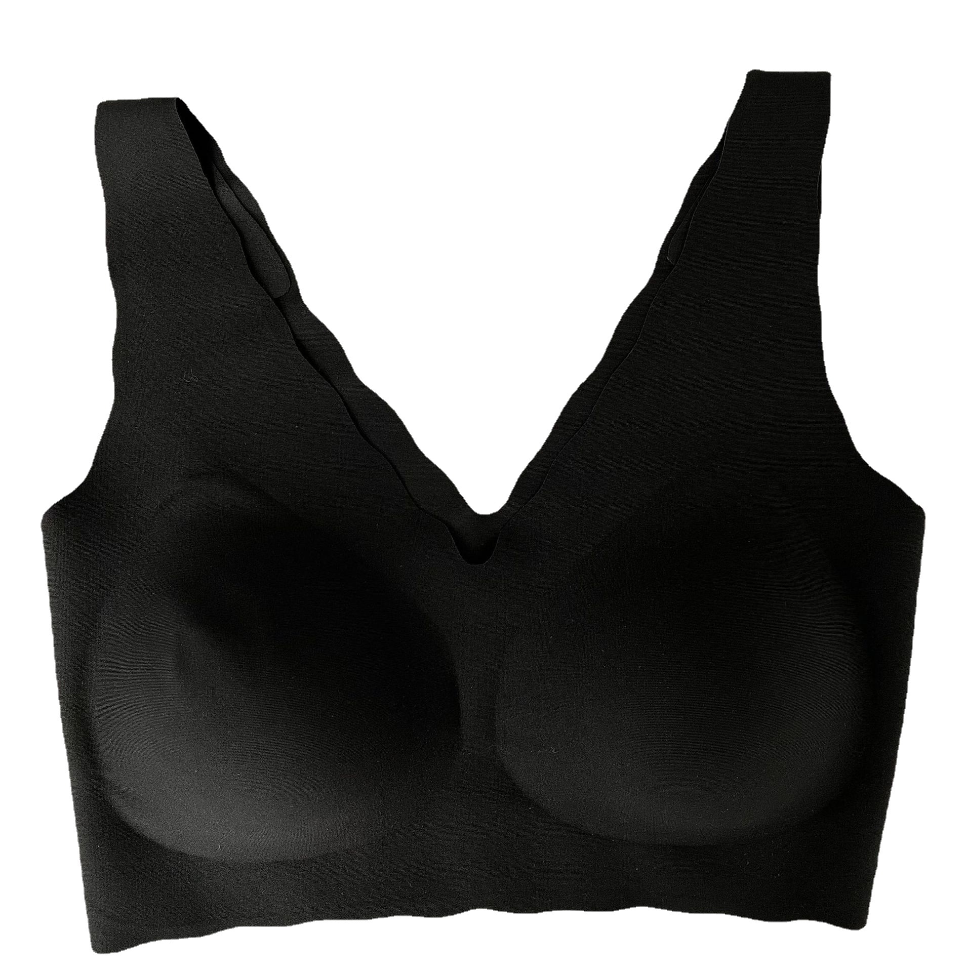 贴合聚拢透气U型bras透气少女软支撑文胸女无痕内衣批发定制外贸