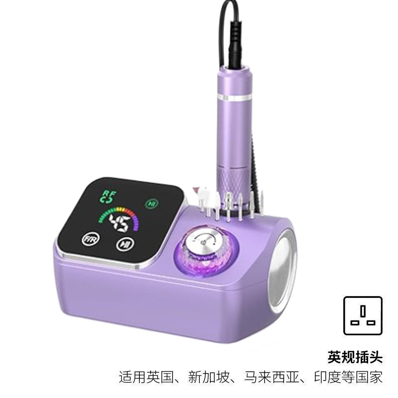 Ampuñadora de uñas transfronteriza gran torsión 45000RPM ampuñadora de alta velocidad ampuñadora de uñas profesional