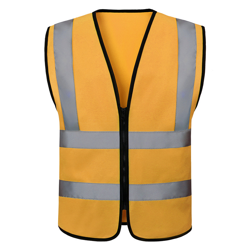 Chaleco Reflectante de Seguridad de Malla Multi Bolsillos para Construcción y Seguridad Vial