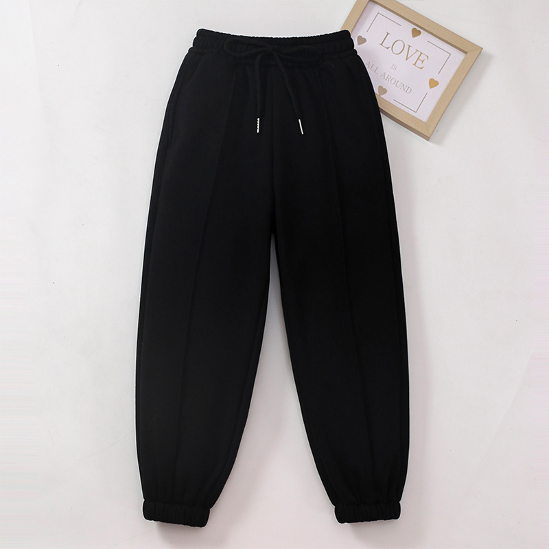 Pequeño Maven grueso forrado de lana pantalones de niños europeos y americanos pantalones de invierno cálido pantalones de niños pantalones casuales para el hogar image 6