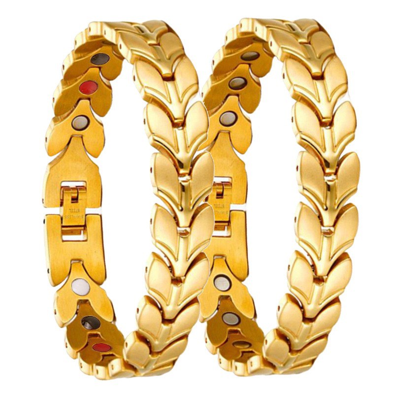 European and American Manufacturers Specialize in Titanium Steel Bracelets, Fashionable and Luxurious Fish Tail Magnetic Bracelets for Men, Electrostatic Bracelets for Layering