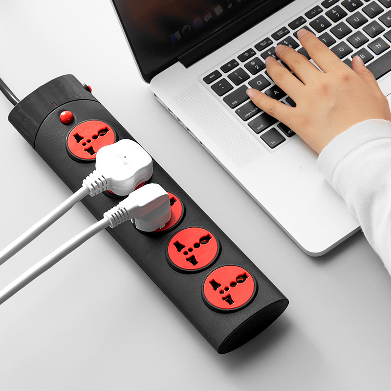 Exportación de cable de aluminio recubierto de cobre TPYE-C puerto de carga USB 4 agujeros 5 agujeros 6 agujeros enchufe universal