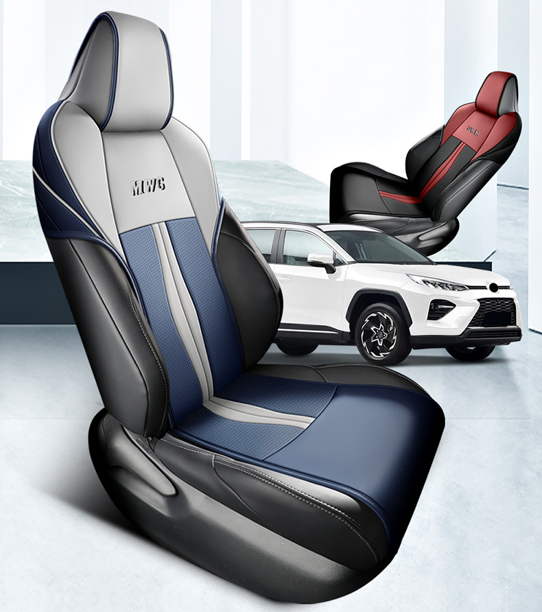 2022 new weilanda special car cushion small waist saddle cushion four seasons special seat cover half pack leather