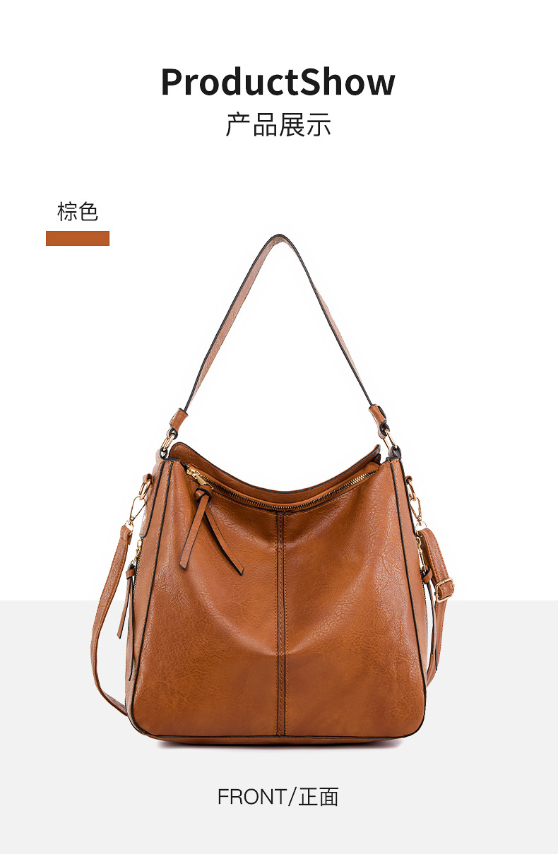 Cross-border women's bags 2023 New style single-shoulder bag, simple crossbody wandering bag, Korean-style handbag, women's tote large bag undefined