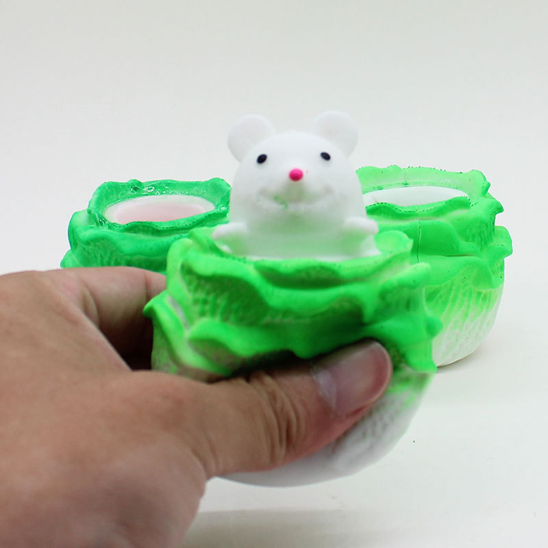 Descompresión de ventilación de juguete rábano conejo pellizco música nueva exótica zanahoria taza descompresión juguete zanahoria conejo squeeze taza