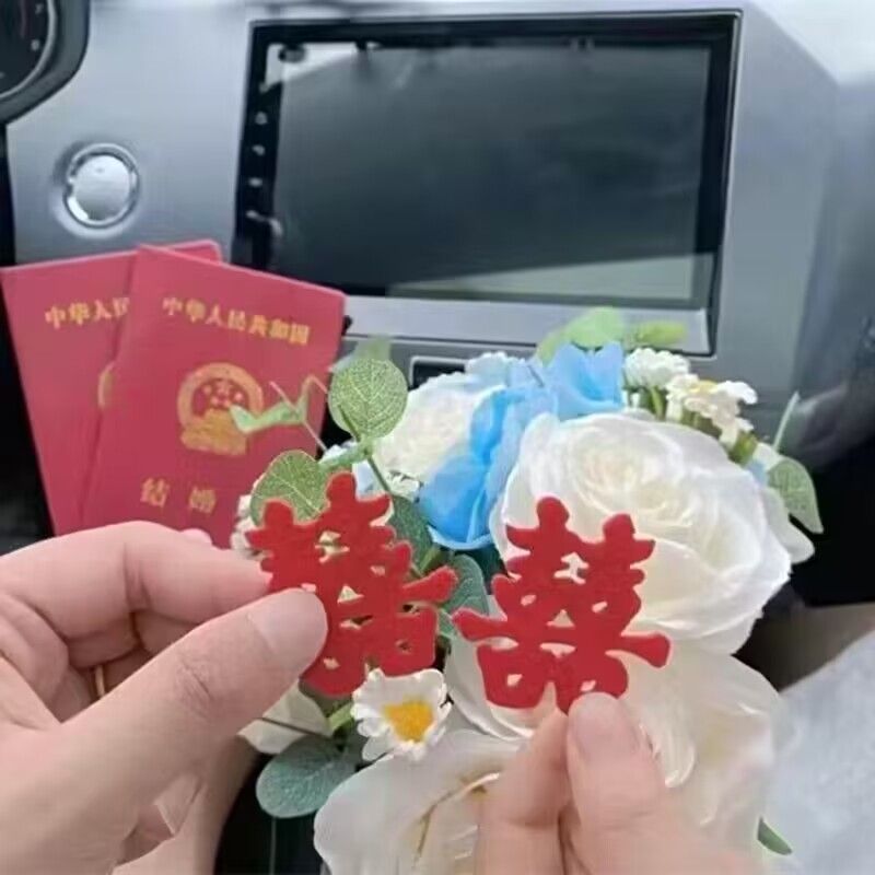 結婚式の誓いのカード、高級シンプルなフランスのスズランの誓いのハンドカード、結婚式の宣誓のスピーチブック|undefined