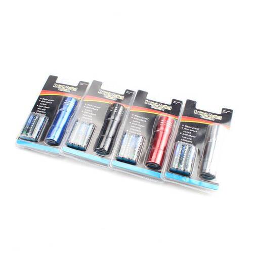 AA battery flashlight aluminum alloy mini bright flashlight LED gift can be marked with LOGO