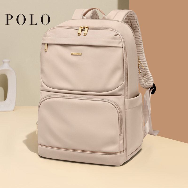 Polo Backpack Women's Lightweight Backpack Student School Bag 15inch Computer Bag Business Trip Travel Bag for Women Polo Backpack Women's Lightweight Backpack Student School Bag 15inch Computer Bag Business Trip Travel Bag for Women