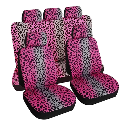 Seat Cushion Cover Four-Season — Universal seat cover - pink-five-seats-universal