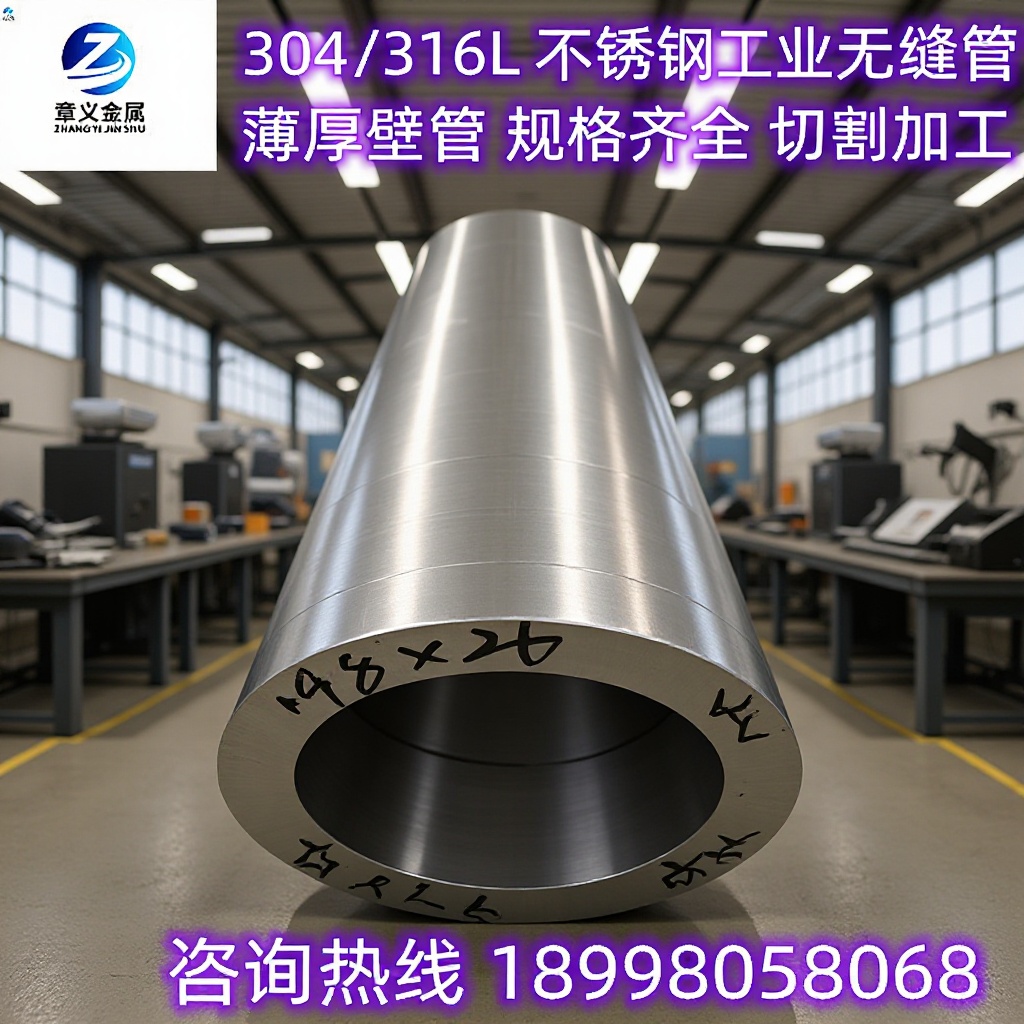 不锈钢304无缝管 厚壁不锈钢流体无缝工业钢管 316无缝不锈钢圆管