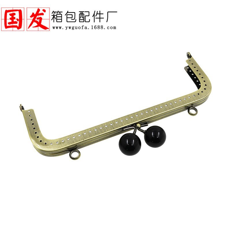 Inventario: 18CM cuadrado brillante cabeza de caramelo brillante oro 20MM cabeza de perlas [bronce] 24 colores opcionales