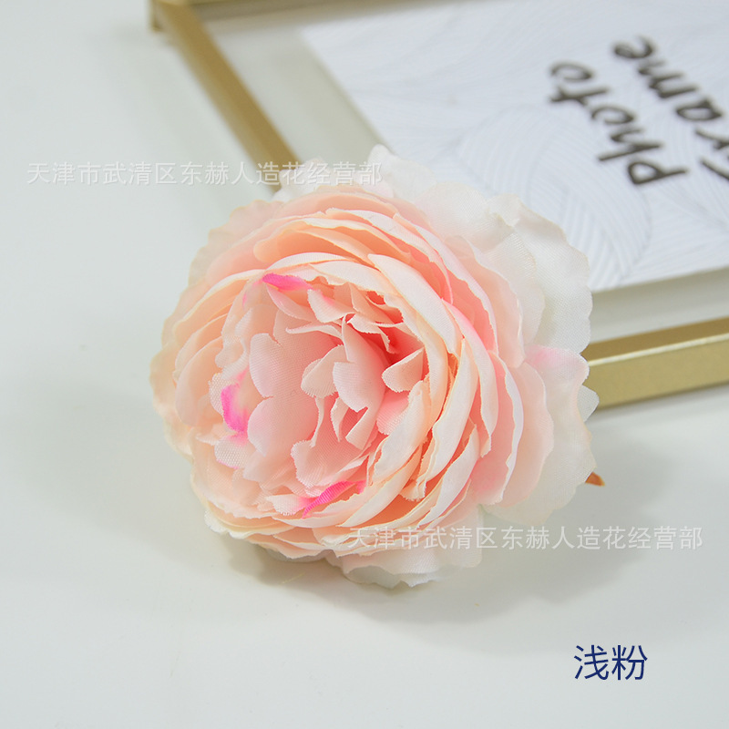 ヨーロッパ式のシミュレーション洋牡丹の花の頭の結婚祝いの花の壁の路は生け花のシミュレーションの植物の家の装飾を導いて花を配合します。|undefined