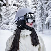 Лыжные очки skifree S0, сферические зеркальные двухслойные противотуманные очки, однокорпусные очки с двойной доской, профессиональное лыжное оборудование
