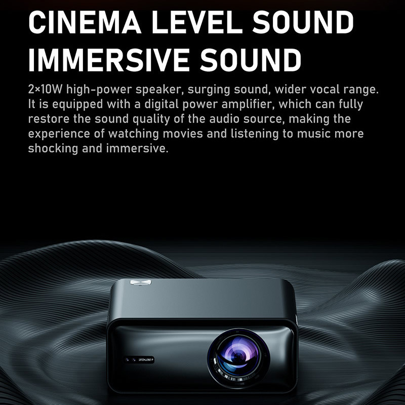 Proyector transfronterizo explosivo Android HD conferencia 600Lumen inteligente proyector de alta definición fábrica de cine en casa