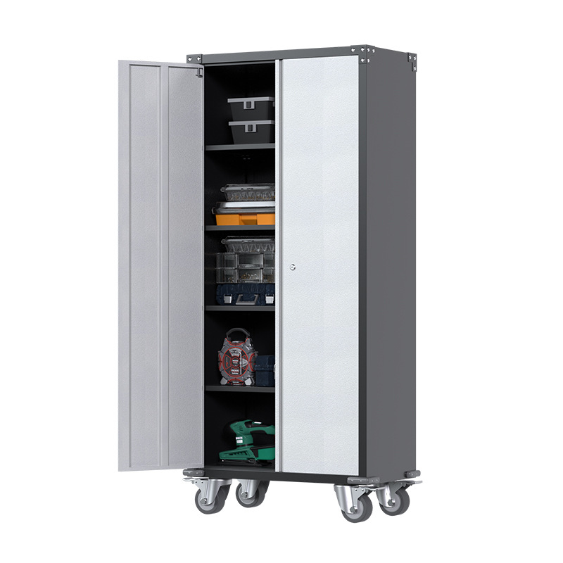 Amazon Hot Sale Toolbox de acero armario de archivos armario de almacenamiento taller de reparación de automóviles con armario de almacenamiento de ruedas