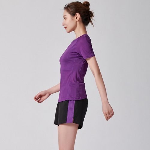 Professional Running Training Lightweight Anti-wear Skin-friendly Breathable High-elastic Quick-drying Round Neck Slim-fit Sports T-shirt