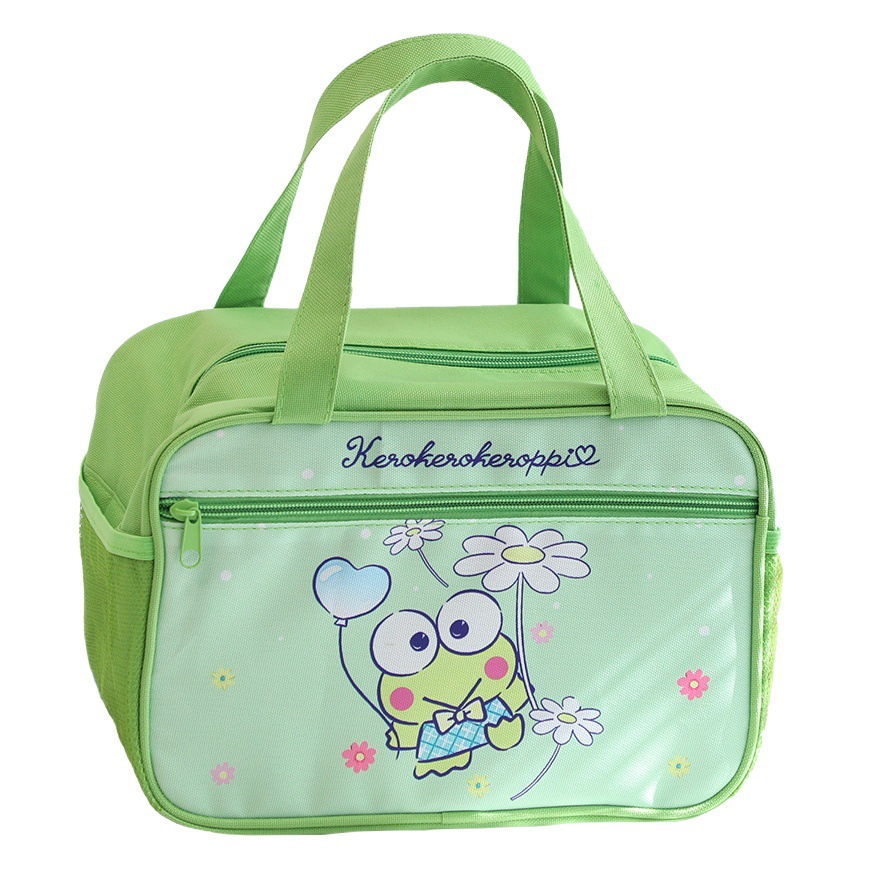 Nuevo coolomi de dibujos animados pequeño perro Blanco Bolsa de aislamiento estudiante de la escuela primaria de gran capacidad con bolsillo lateral bolsa de almuerzo Portátil Bolsa de Almuerzo