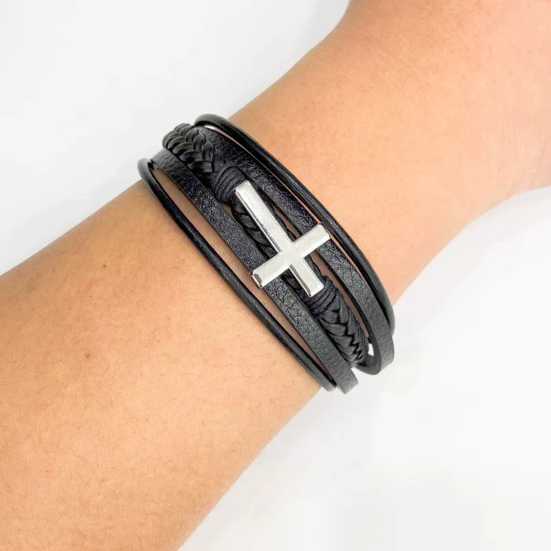 (Кросс-бордерная торговля), модный тканый браслет из нержавеющей стали, европейский стиль