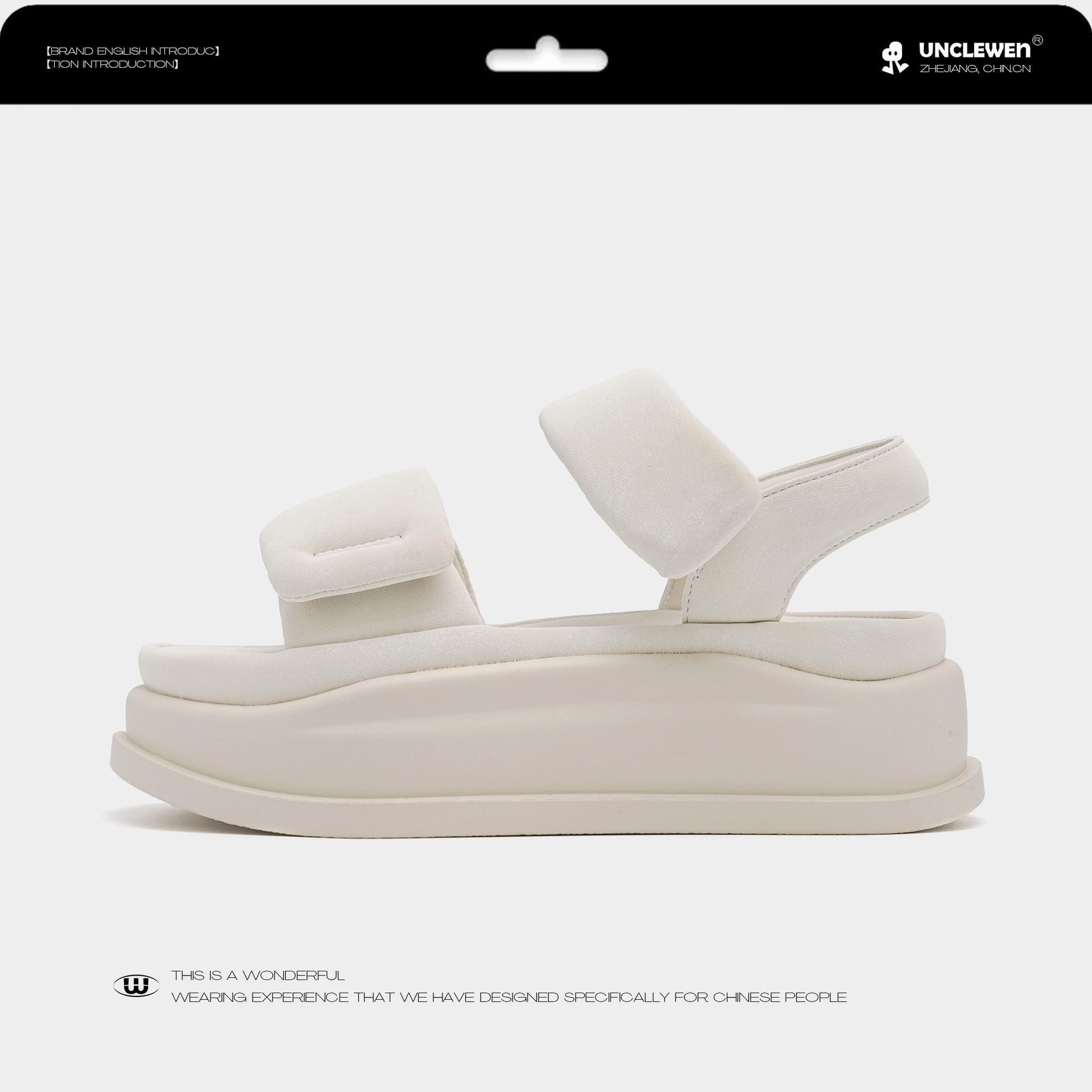 La marea no es sur ~ Island puff sandalias de plataforma para mujer para llevar 2025 verano nuevo estilo sandalias deportivas de playa para mujer