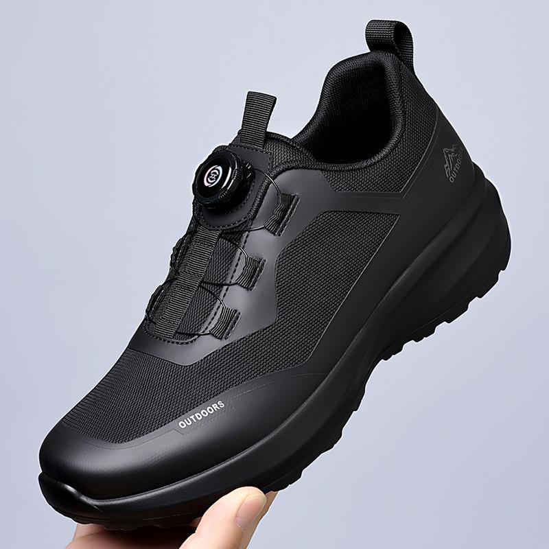 2025 Fashion Rotary Buckle Urban Outdoor Hiking and Mountaineering Shoes for Men, Comfortable and Versatile Slip-On Non-Slip Sports Shoes for Men