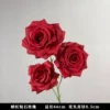 3-head diamond rose (without flower center) burgundy