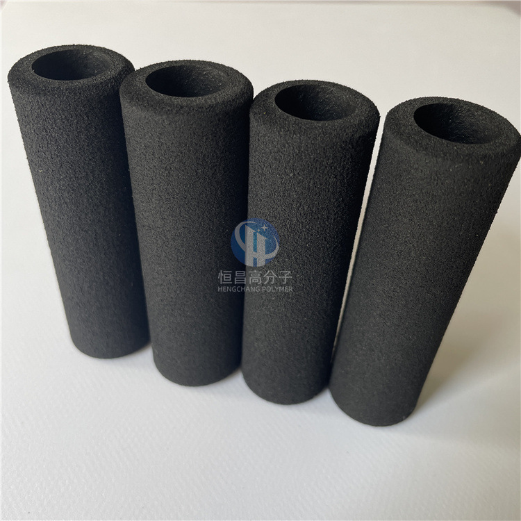 拉力器把手套管瑜伽健身辅助器材拉伸器黑色磨砂海绵手柄套