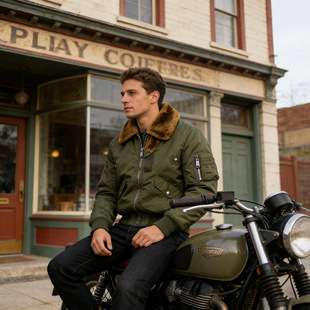 ��Ʒ ��܊B-15�A���w�з� ë�I�ɲ�B-15 FLIGHT JACKET��Ů���޷�