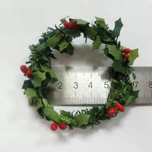Cross-Border Christmas Decoration Red Fruit Pine Needle Garland Napkin Ring Hand-Woven Creative Napkin Buckle Hotel Table Setting Wholesale