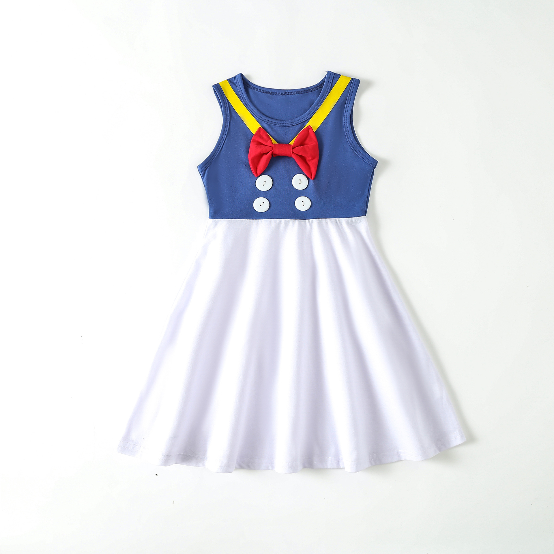 Vestido de Princesa para Niña, Diseño de Sirena con Estilo Ailina Mickey - Ropa Infantil de Comercio Exterior