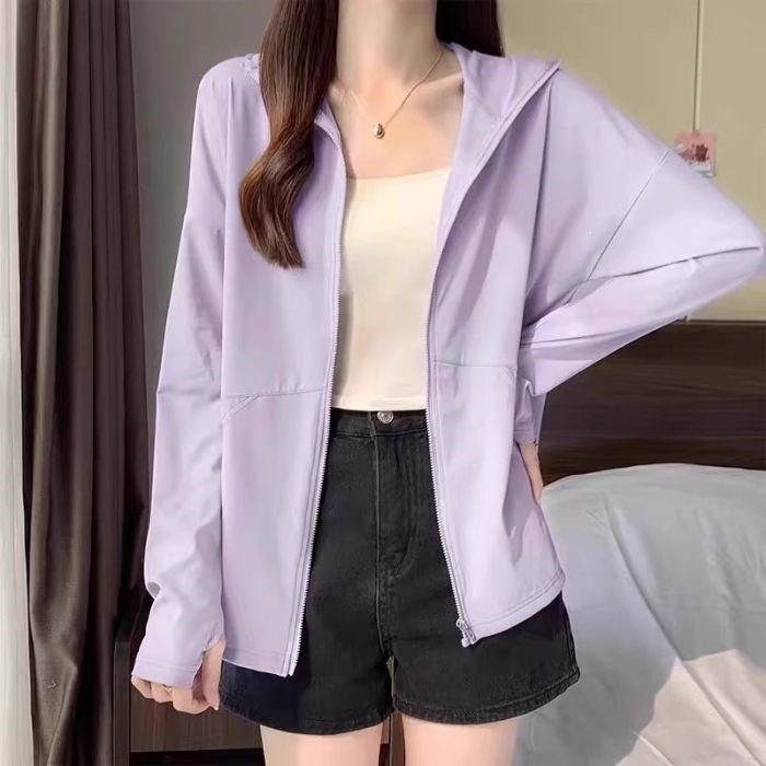 Chaqueta de Protección Solar para Mujer de Poliéster, Transpirable, para Actividades al Aire Libre image 8