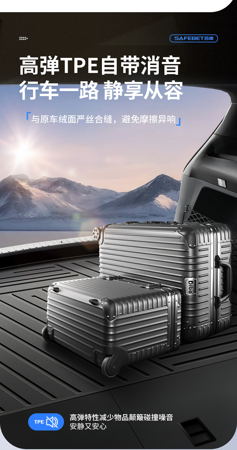 2026 New Porsche Macan, Cayenne, Panamera Special TPE Trunk Mat