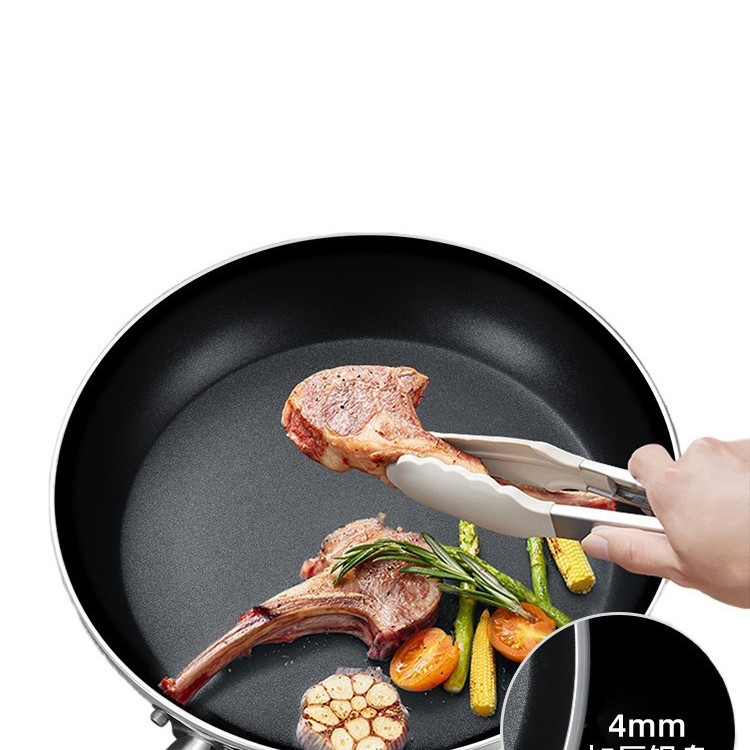 Pan antiadherente pan comercial frigidora profesional para el hogar filete gran hotel electromagnético cocina de gas para su regalo