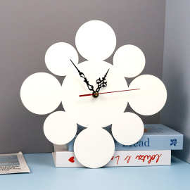 个性化热转印MDF材质钟表创意热升华表盘可印制图片带时钟配件