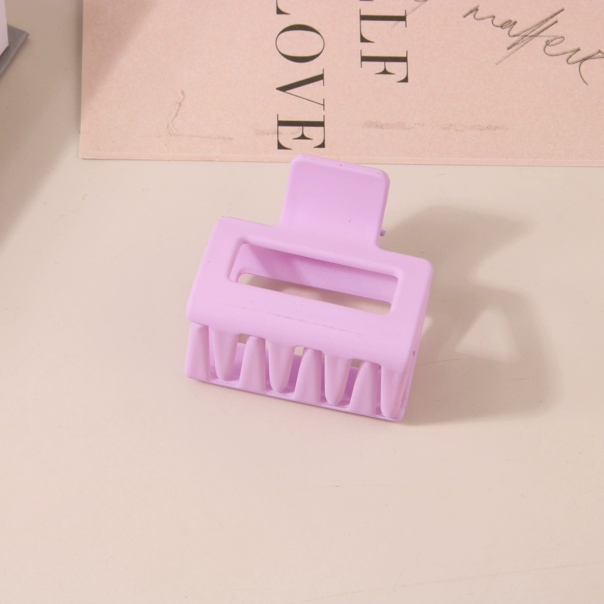 (Cross-border trading), rectangular matte crab pin, big shark, hairgrip, Amazon, simple and elegant design