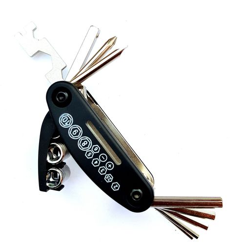 15-in-1 mountain bike multi-tool/internal and external hexagonal screwdriver wrench/combination cycling equipment