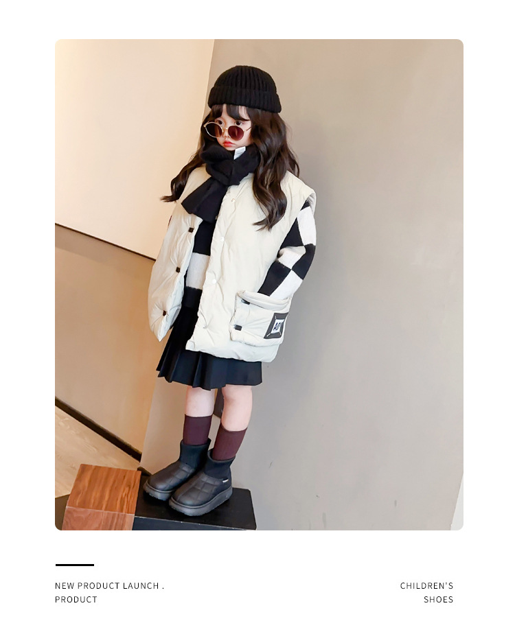 Kinder-Stiefel aus Samtbaumwolle, Winter 2025, neue Socken und Stiefel für Jungen und Mädchen, warm und dick gefüttert, Schneestiefel_voghion.com